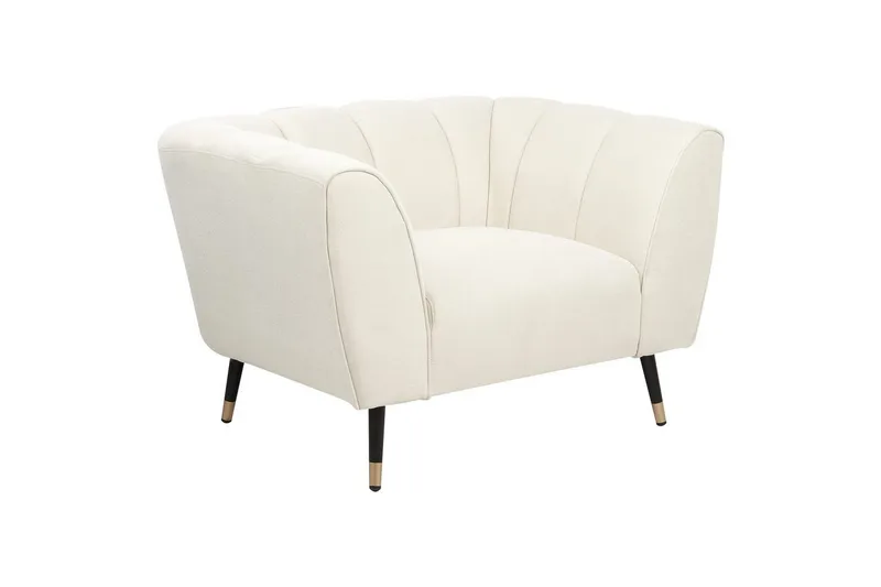 Lænestol Orsta, Beige/sort/guld