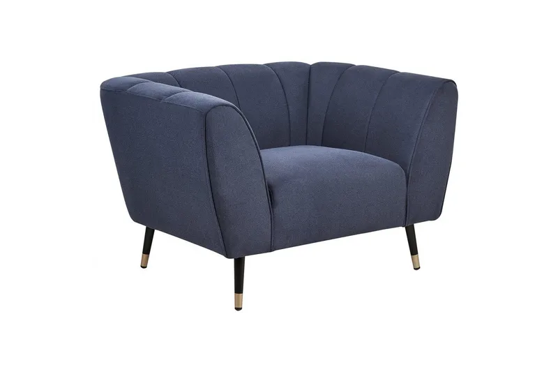 Lænestol Orsta, Blå, sort, guld