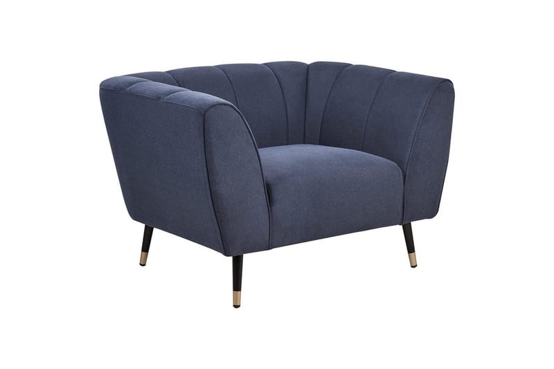 Lænestol Orsta, Blå, sort, guld