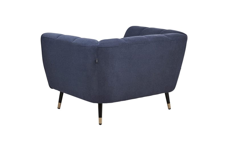 Lænestol Orsta - Blå, sort, guld - Møbler - Stole & lænestole - Lænestole