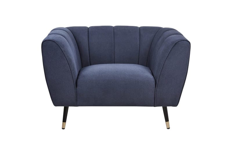 Lænestol Orsta - Blå, sort, guld - Møbler - Stole & lænestole - Lænestole