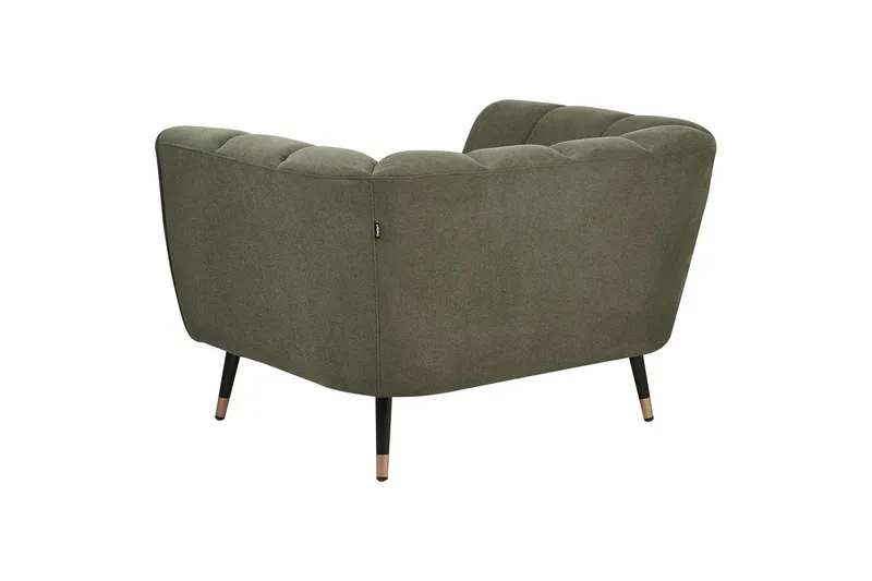 Lænestol Orsta - Grøn, sort, guld - Møbler - Stole & lænestole - Lænestole