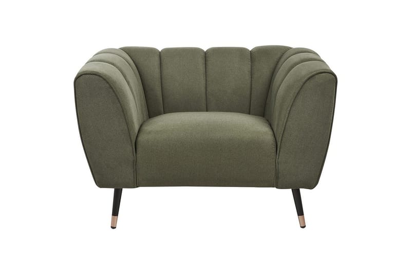 Lænestol Orsta - Grøn, sort, guld - Møbler - Stole & lænestole - Lænestole