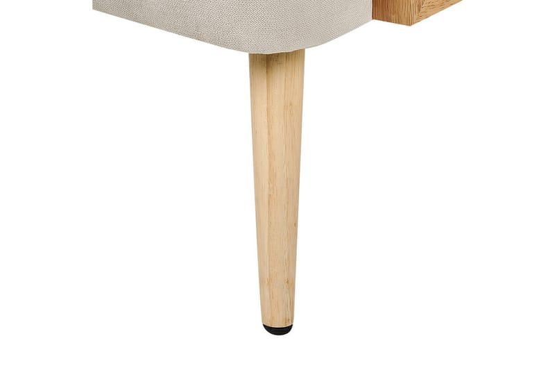 Lænestol Orum - Beige, lyst træ - Møbler - Stole & lænestole - Lænestole