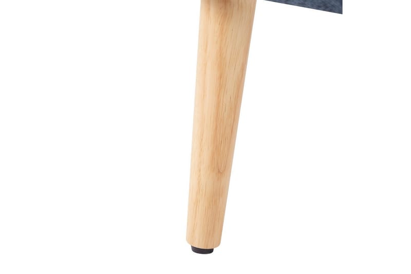Lænestol Orum - Blåt, lyst træ, Blå, lyst træ - Møbler - Stole & lænestole - Lænestole