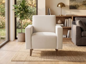 lænestol Oviedo Verita 03 - beige - Møbler - Stole & lænestole - Lænestole