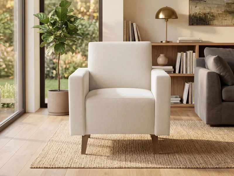 lænestol Oviedo Verita 03 - beige - Møbler - Stole & lænestole - Lænestole