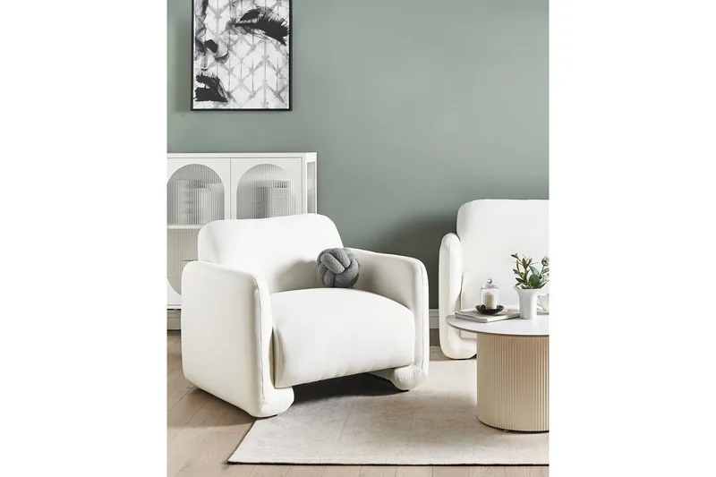 Lænestol Saland - Hvid - Møbler - Stole & lænestole - Lænestole