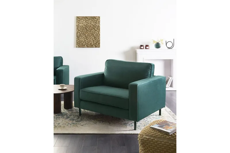 Lænestol Savalen - Grøn, sort - Møbler - Stole & lænestole - Lænestole