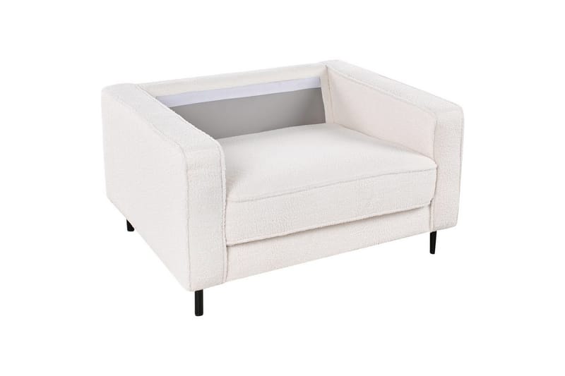 Lænestol Savalen - Hvid, Sort - Møbler - Stole & lænestole - Lænestole