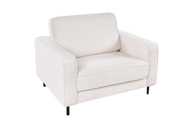 Lænestol Savalen - Hvid, Sort - Møbler - Stole & lænestole - Lænestole