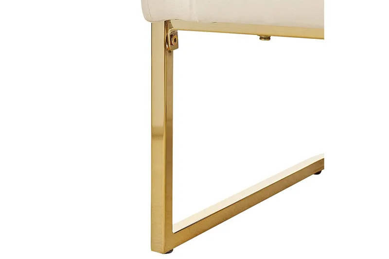 Lænestol Sirkka - Beige, guld - Møbler - Stole & lænestole - Lænestole