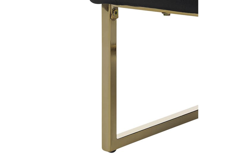 Lænestol Sirkka - Sort, guld - Møbler - Stole & lænestole - Lænestole