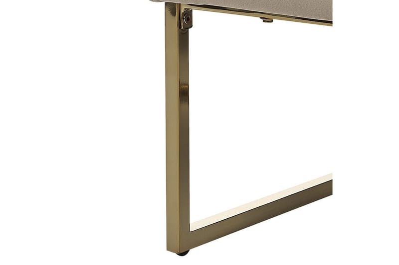 Lænestol Sirkka - Taupe, guld - Møbler - Stole & lænestole - Lænestole