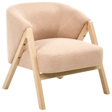 Lænestol Skei - Beige - Møbler - Stole & lænestole - Lænestole