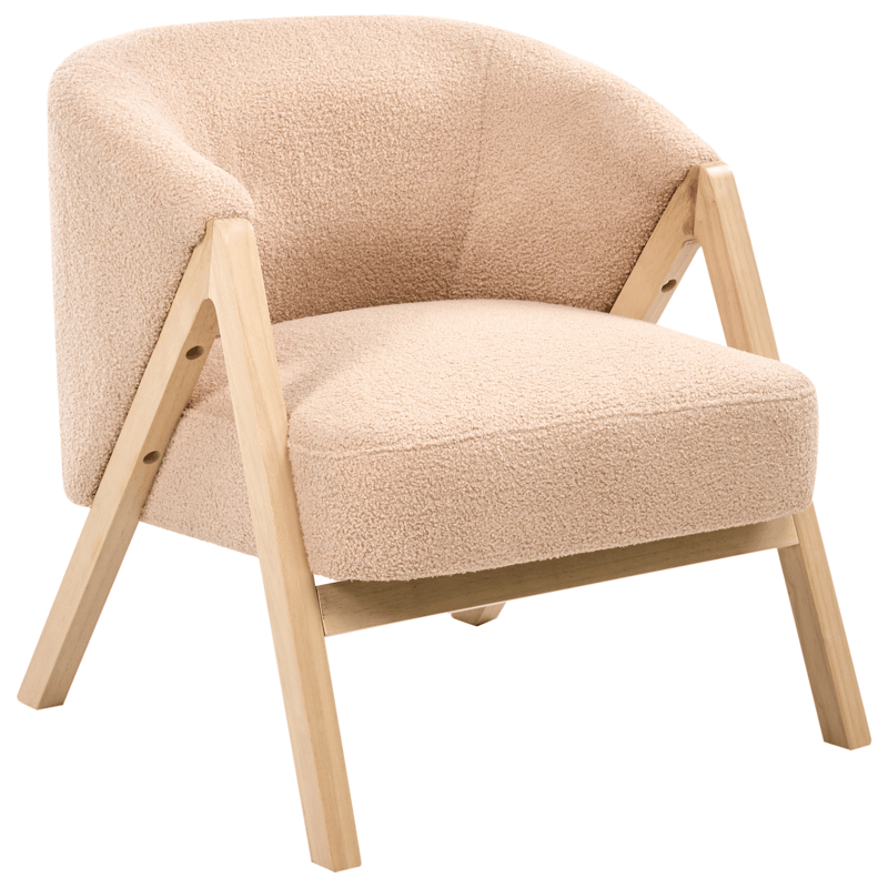 Lænestol Skei - Beige - Møbler - Stole & lænestole - Lænestole
