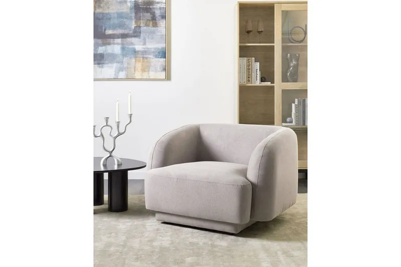 Lænestol Skjanes - Grå - Møbler - Stole & lænestole - Lænestole