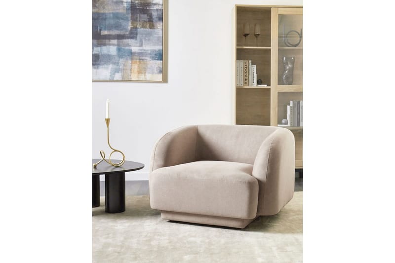 Lænestol Skjanes - Taupe - Møbler - Stole & lænestole - Lænestole