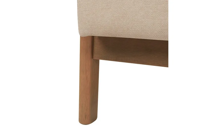 Lænestol Skovde - Beige, lyst træ - Møbler - Stole & lænestole - Lænestole