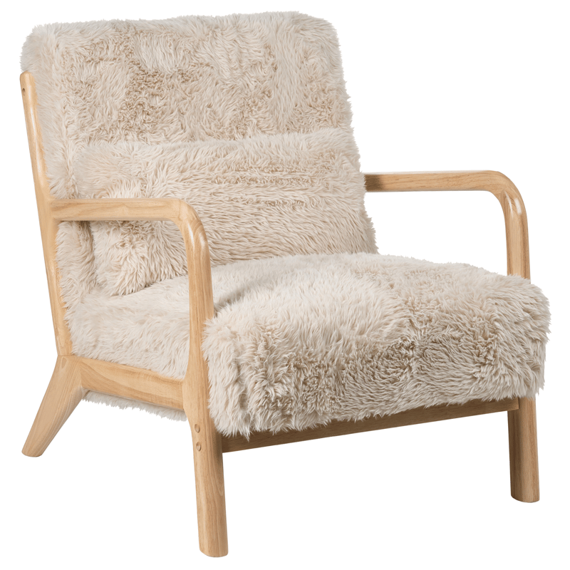 Lænestol Skovde - Lys beige - Møbler - Stole & lænestole - Lænestole