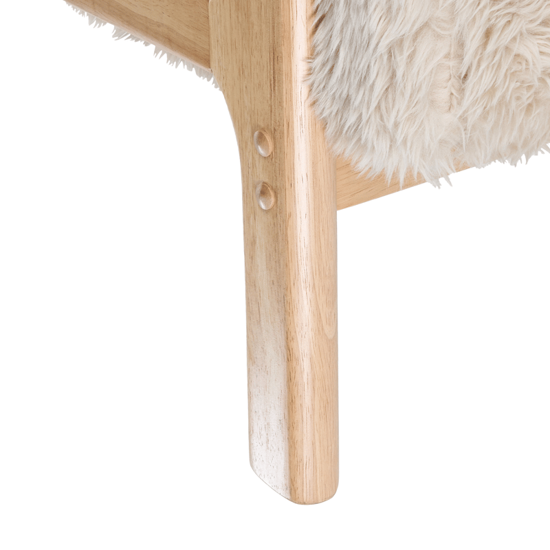Lænestol Skovde - Lys beige - Møbler - Stole & lænestole - Lænestole