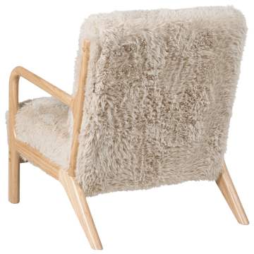 Lænestol Skovde - Lys beige - Møbler - Stole & lænestole - Lænestole