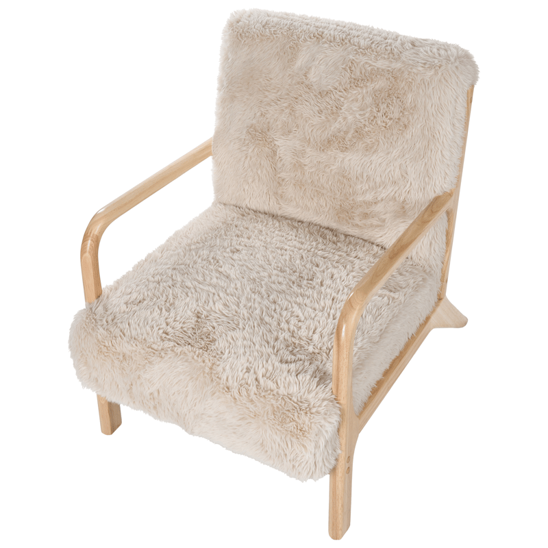 Lænestol Skovde - Lys beige - Møbler - Stole & lænestole - Lænestole