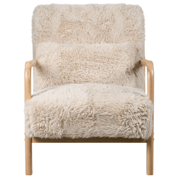 Lænestol Skovde - Lys beige - Møbler - Stole & lænestole - Lænestole
