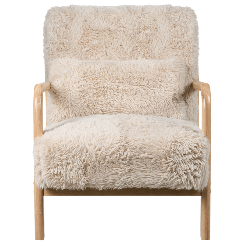 Lænestol Skovde - Lys beige - Møbler - Stole & lænestole - Lænestole