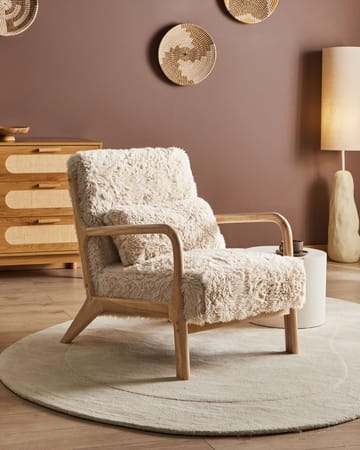 Lænestol Skovde - Lys beige - Møbler - Stole & lænestole - Lænestole