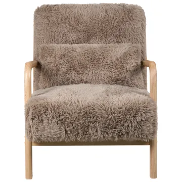 Lænestol Skovde - Taupe - Møbler - Stole & lænestole - Lænestole