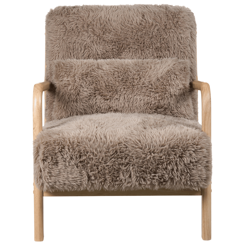 Lænestol Skovde - Taupe - Møbler - Stole & lænestole - Lænestole