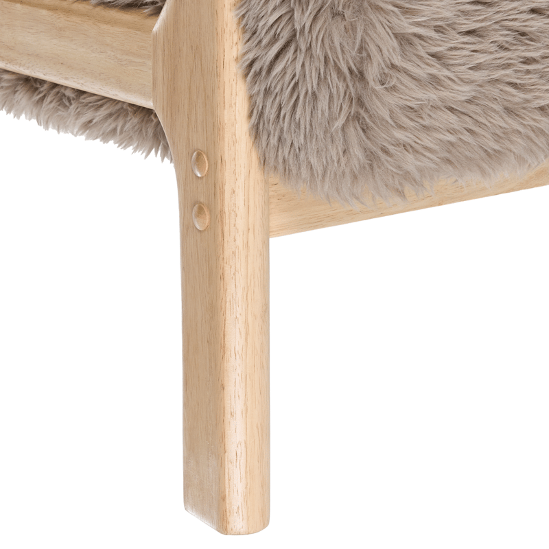 Lænestol Skovde - Taupe - Møbler - Stole & lænestole - Lænestole