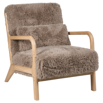Lænestol Skovde - Taupe - Møbler - Stole & lænestole - Lænestole