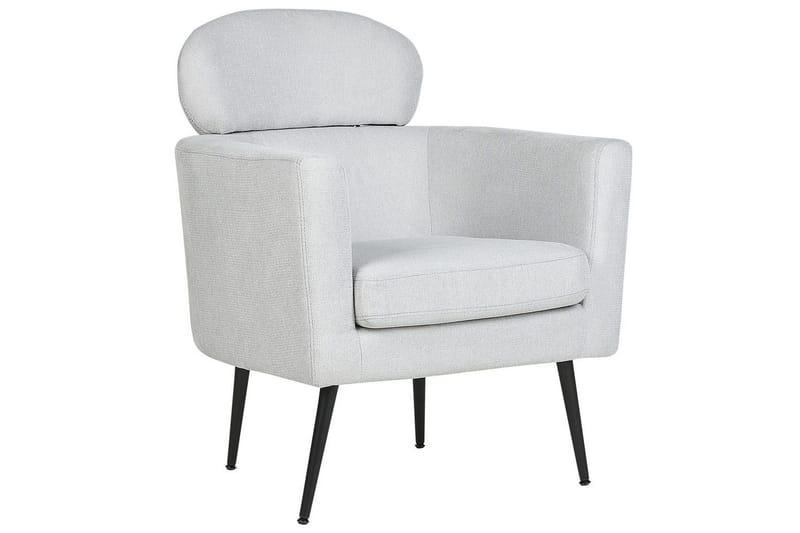 Lænestol Soby, Lys grå, sort