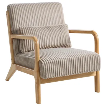 Lænestol Sorsele - Lysebrun, beige - Møbler - Stole & lænestole - Lænestole