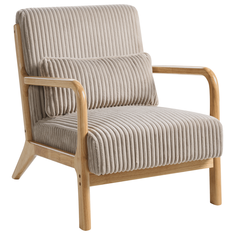 Lænestol Sorsele - Lysebrun, beige - Møbler - Stole & lænestole - Lænestole