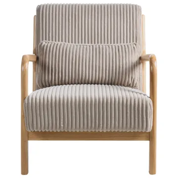 Lænestol Sorsele - Lysebrun, beige - Møbler - Stole & lænestole - Lænestole
