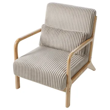 Lænestol Sorsele - Lysebrun, beige - Møbler - Stole & lænestole - Lænestole