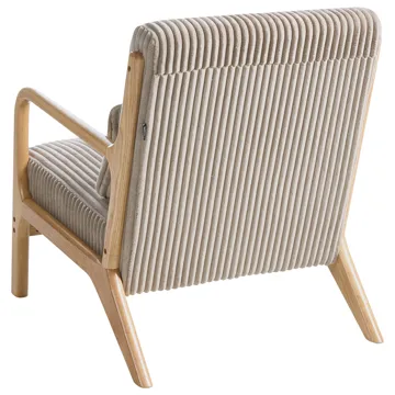 Lænestol Sorsele - Lysebrun, beige - Møbler - Stole & lænestole - Lænestole