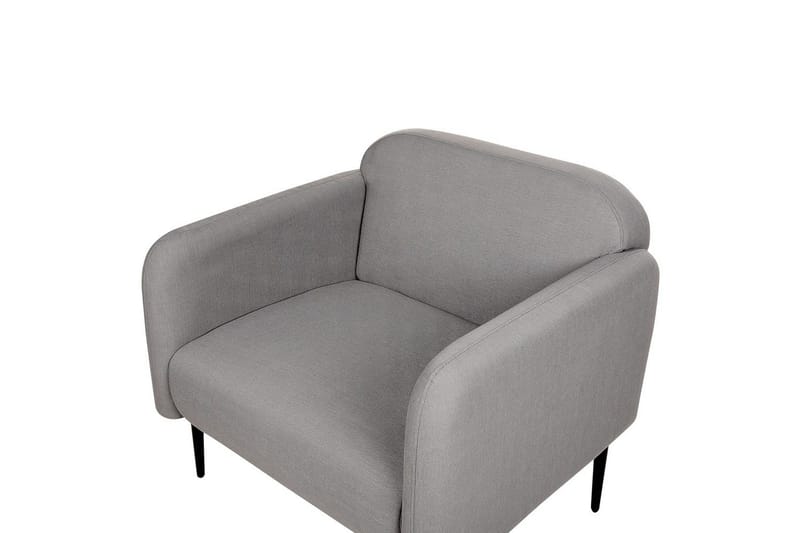 Lænestol Stouby - Grå, sort - Møbler - Stole & lænestole - Lænestole