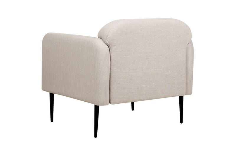 Lænestol Stouby - Taupe, sort - Møbler - Stole & lænestole - Lænestole