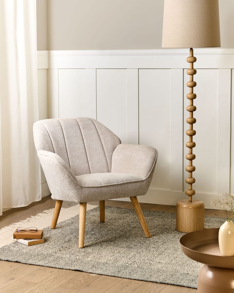 Lænestol Torud - Lys beige - Møbler - Stole & lænestole - Lænestole