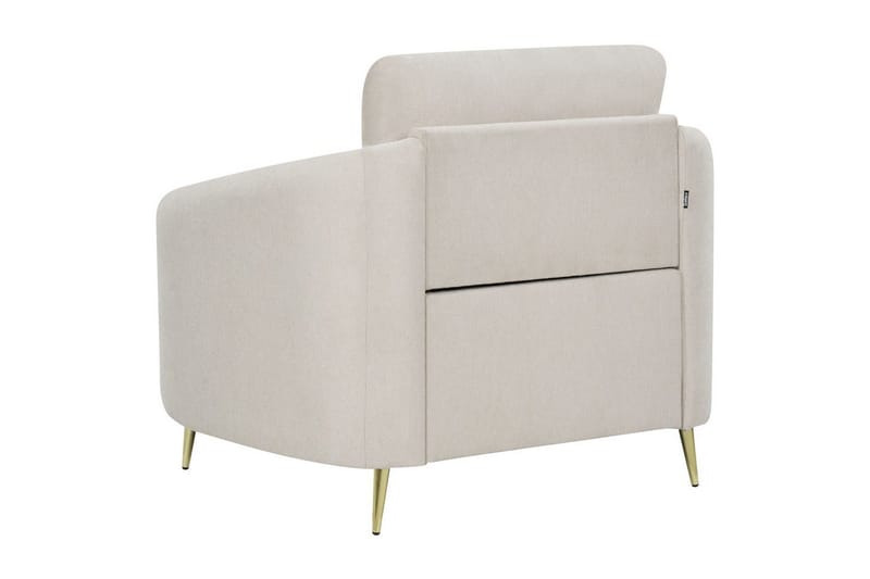 Lænestol Trosa - Beige, guld - Møbler - Stole & lænestole - Lænestole
