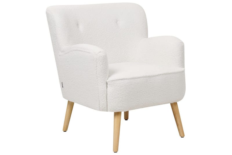 Lænestol Tumba - Hvid, Sort - Møbler - Stole & lænestole - Lænestole