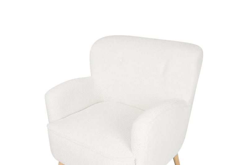 Lænestol Tumba - Hvid, Sort - Møbler - Stole & lænestole - Lænestole