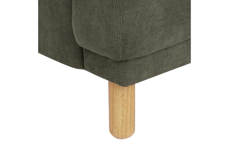 Lænestol Tuve - Grønt, lyst træ/Fløjl - Møbler - Stole & lænestole - Lænestole