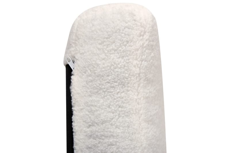 Lænestol Tuve - Hvid, lyst træ/Bouclé - Møbler - Stole & lænestole - Lænestole