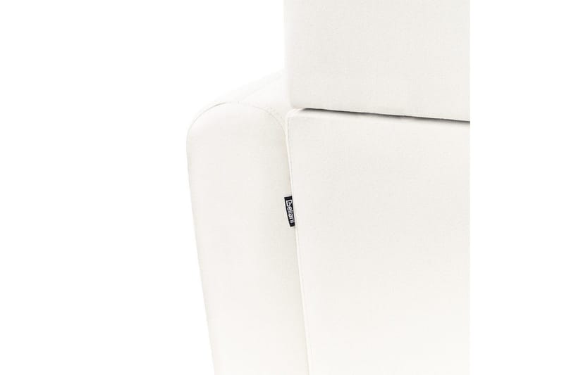 Lænestol Tuve - Hvid, lyst træ/Polyester - Møbler - Stole & lænestole - Lænestole