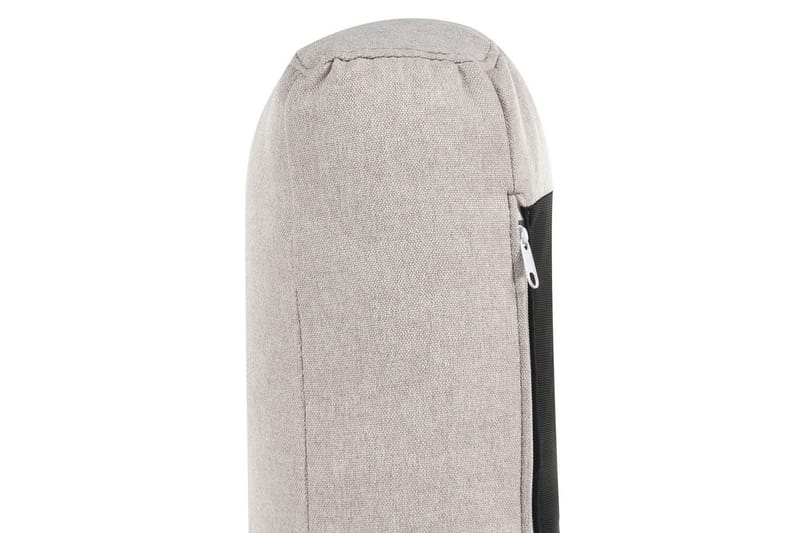 Lænestol Tuve - Taupe, lyst træ/Polyester - Møbler - Stole & lænestole - Lænestole